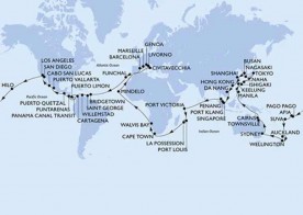 Crucero de 131 días desde Civitavecchia (Roma) a bordo del MSC Magnifica ENERO 2026 MSC Cruceros