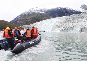 Puerto Glaciar Pía - Glaciar Garibaldi